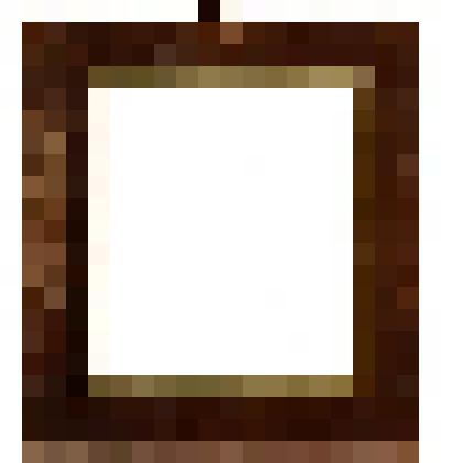 Рама бархатная коричневая с золоченой бронзовой окантовкой и бронзовой накладкой с колечком