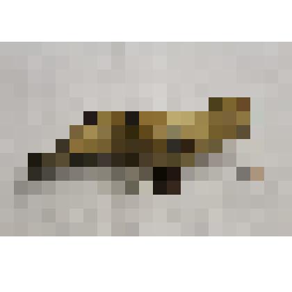 Игрушка ёлочная - птичка из папье-маше красно-чёрно-белого цвета (дятел)