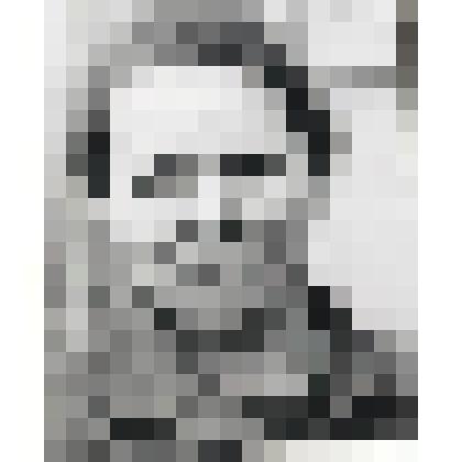 Фотографии. Фото ч/б. Портрет.  Корнилова Надежда Карповна почтальон Усть-Абаканского РуСа ОПС  с. Зеленое   Победитель конкурса "Последняя миля" 2003года. (оплечный анфас, одета в платье и шерстяную кофту) 70-е годы ХХ века