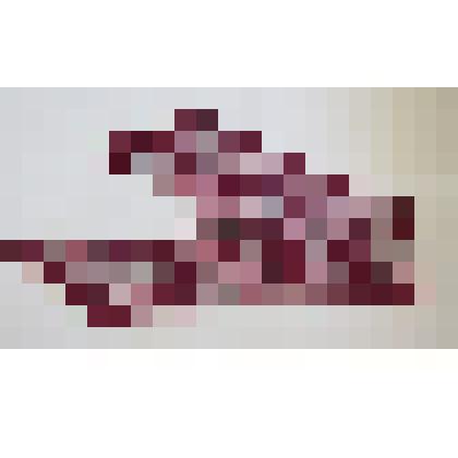 Шарф женский плиссированный бордового цвета