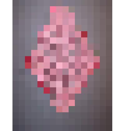 Салфетка вязаная крючком розового цвета