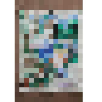 Вышитая картина "Мальчик с ёжиком"