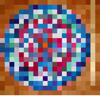 Кружок лоскутный на пол