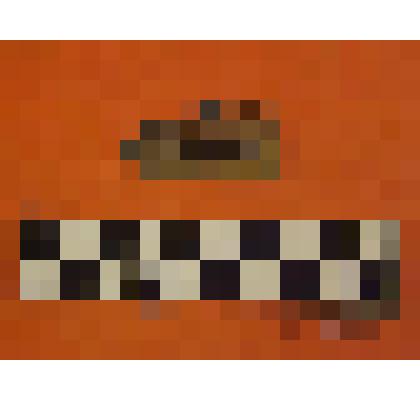 каменное орудие на пластине