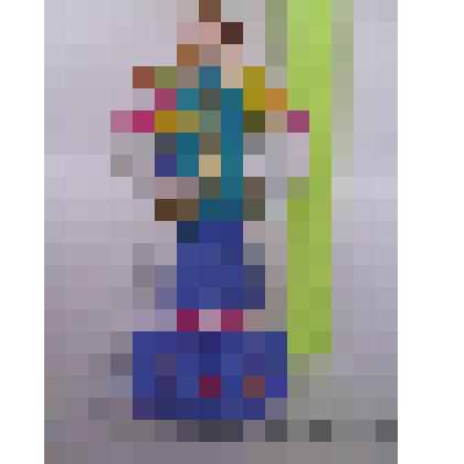 Глиняная староизобильненская казачья игрушка "Барышня - казачка"