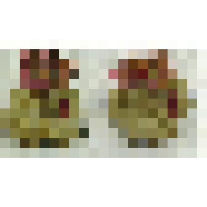 Сумка  из гусиных лапок округлая