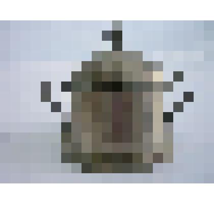 Сахарница металлическая с крышкой, двумя резными ручками