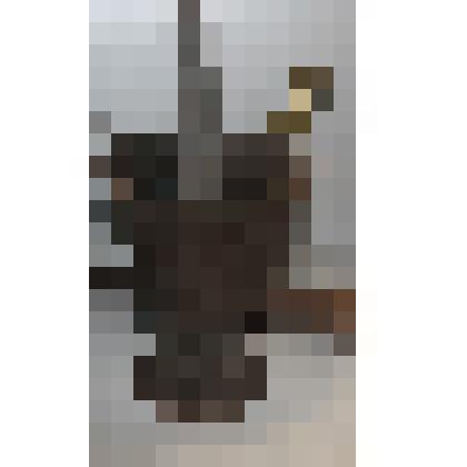 Чугунная ступа с пестом