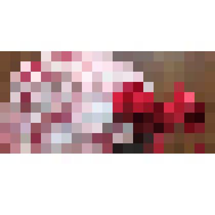 Чепец - женский головной убор из х/б нитей красно-белого цвета