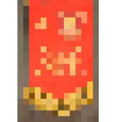 Вымпел ЦКВЛКСМ «За большие успехи по достойной встрече XXIV съезда КПСС» красного цвета и бахромой желтого цвета, с изображением знака комсомольской организации