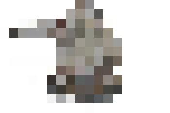 Кухлянка похоронная из белого оленьего меха с небольшими черно-серыми пятнами