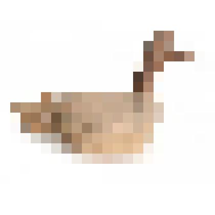 Солонка в виде птицы "Утица"