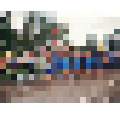 Фото сюжетное. Делегация Серышевского района на параде открытия ХIV областной сельской   комплексной Спартакиады