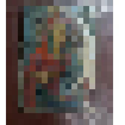 Икона деревянная с изображением Тихвинской Божией Матери