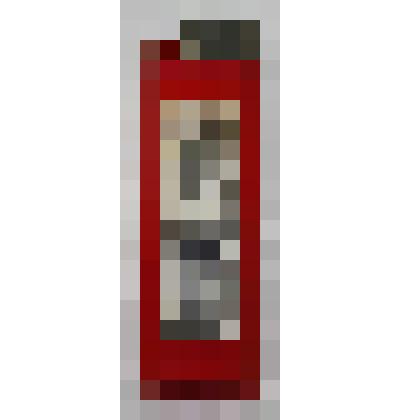 Зажигалка кремневая из пластмассы красного цвета