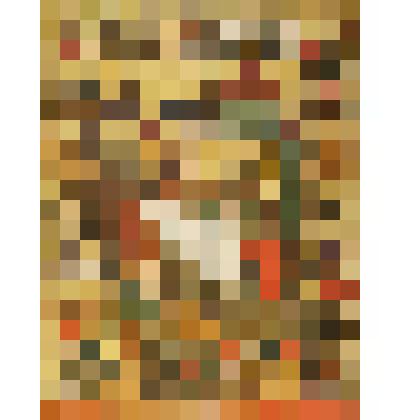 Икона. Троица в Бытии, с хождением и историей жизни Моисея в 22-х клеймах