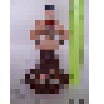 Глиняная староизобильненская казачья игрушка "Казачка в розовой кофте"