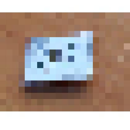 Значок с изображением почтовой марки «ПТИЦЫ-ЗАЩИТНИКИ ЛЕСА. ХОХЛАТАЯ СИНИЦА»