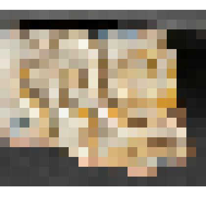 Изразец печной  угловой рельефный полихромный. Фрагмент