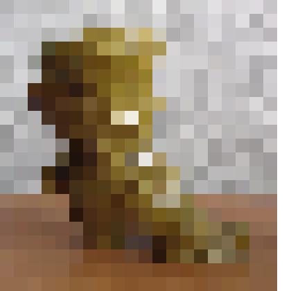 Сапожок фарфоровый