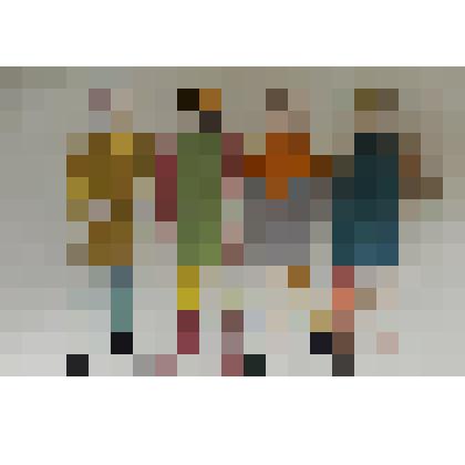 Эскиз Ядвиги Пясецкой к спектаклю театр кукол "Город дураков"