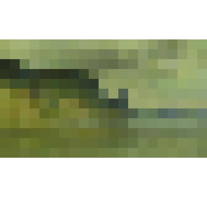 Картина. Холмистый берег Волги