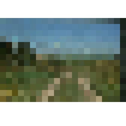 Календарь малого размера 1975 г. с видом проселочной дороги и надписью с оборотной стороны "TSVETMETPROMEXPORT"