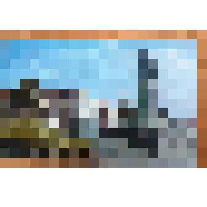 Цветная открытка "Вокзальная площадь. Монумент В.И. Ленина" из комплекта открыток "Грузинская АССР"