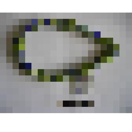 Украшение шейное "Течет река Волга"