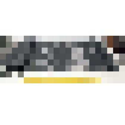 Шарф шелковый, черный с растительным орнаментом