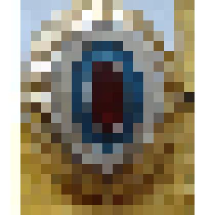 Знак металлический на головной убор - пилотку сотрудников внутренних дел Российской Федерации