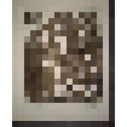 Линогравюра: Бой Мцыри с барсом