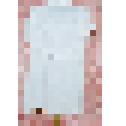 Халат медицинский из белой хлопчатобумажной ткани