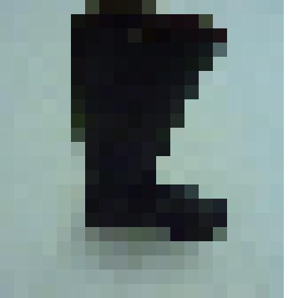 Сапог хромовый (левый)