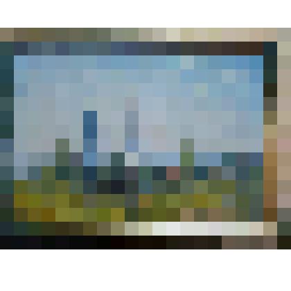 Пейзаж с церковью, картина