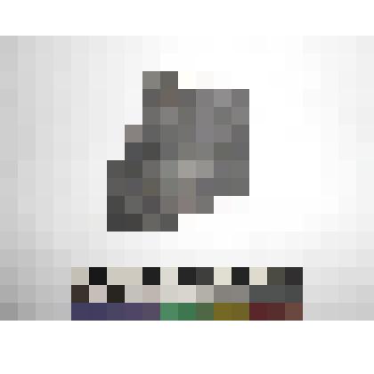 Археология. Фрагмент стенки сосуда, чёрного цвета,  орнаментирован уплощённым валиком