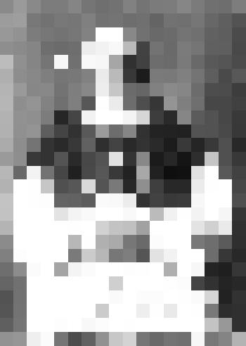 Негатив. Постановка спектакля «Двадцать пятое» в Ленинградском Малом оперном театре. Милюков - арт. Журавленко