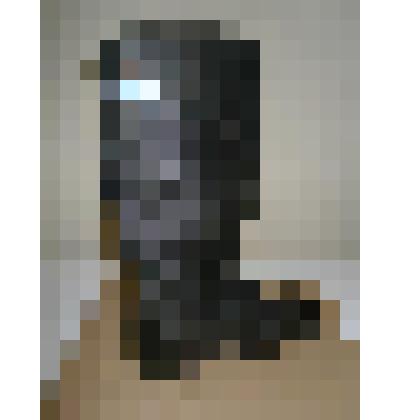 Сапог кирзовый (левый)