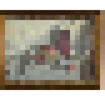 Картина "Натюрморт с красной вазой"