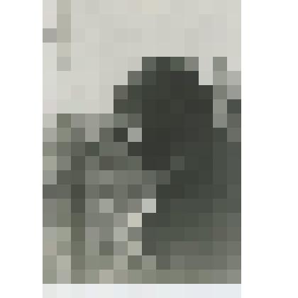 Фотография ч/б. Рожин И.Е. на фоне панорамы строящегося города-спутника