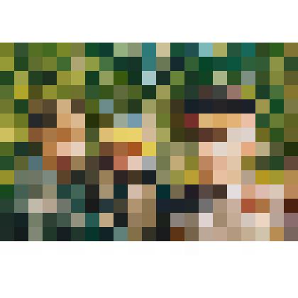 Фото Целиков Анатолий Александрович с внуком и правнучкой на праздновании Дня Победы