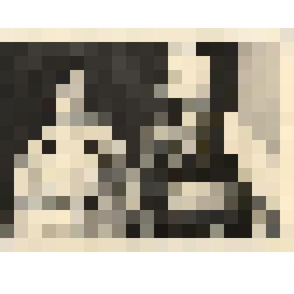 Фото ч/б: Спектакль "Оловянные кольца". Фурманов Станислава в роли Кохинура, Макарова Светлана в роли Принцессы