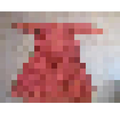 Платье женское, из искусственного шелка кирпичного цвета