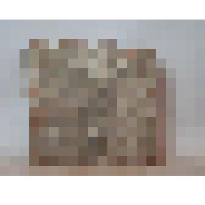 Кирпич формованный прямоугольный, с профилированной тычковой стороной. Фрагмент