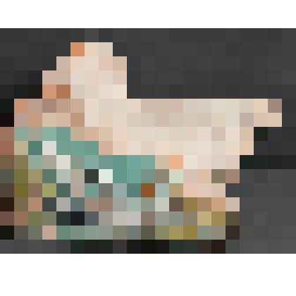 Изразец печной стенной рельефный полихромный. Фрагмент угловой