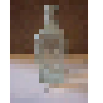 Четырехгранная бутылочка из прозрачного стекла для хранения святой воды