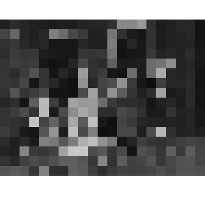 Фотография черно-белая, групповая (5 чел.). Сцена в юрте из спектакля Чистопольского театра: 2 девушки и 3 юношей сидят в головных уборах из меха