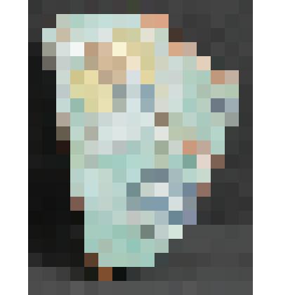 Изразец печной стенной рельефный полихромный. Фрагмент угловой