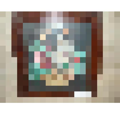 Вышивка "Котенок в корзине"