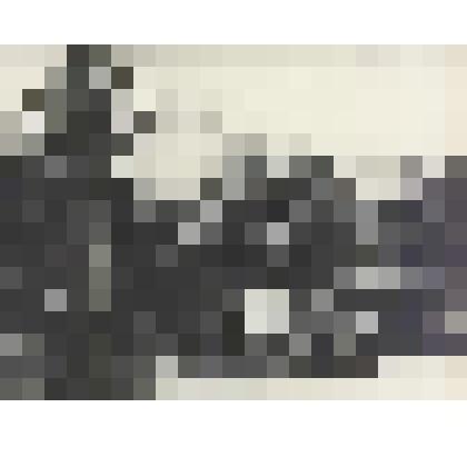 Фотография ч/б. Здание районной почтовой конторы связи в поселке Всеволожское Ленинградской области